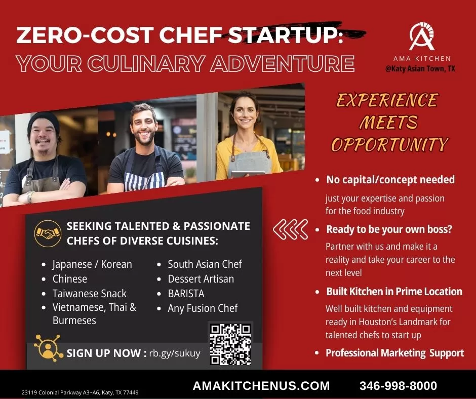 No Cost to own your business at AMA Kitchen